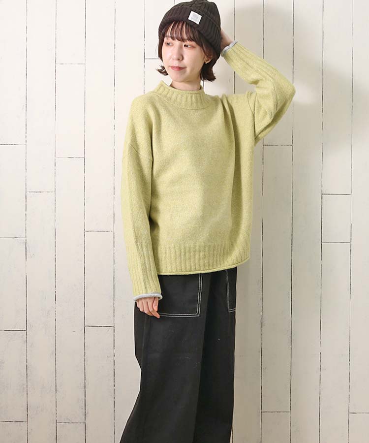 ≪SALE≫モックネックプルオーバー