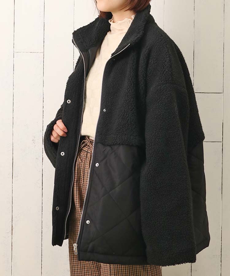 ≪SALE≫ボアキルティングコート
