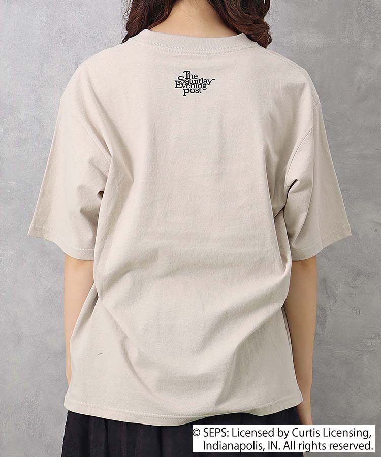 ノーマンロックウェルプリントTシャツ