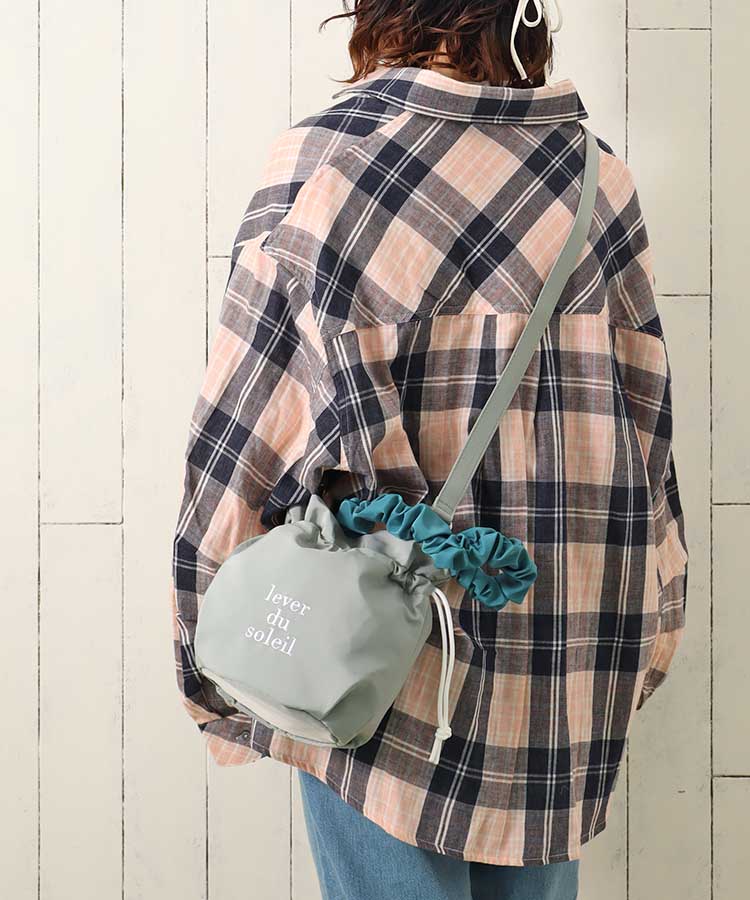 フリルハンドル巾着ミニトート バッグ BAG トートバッグ トート