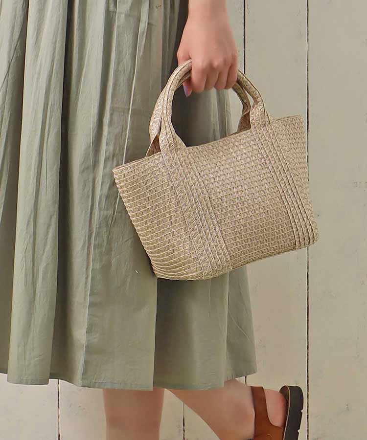≪SALE≫雑材シャイニープレートバッグ