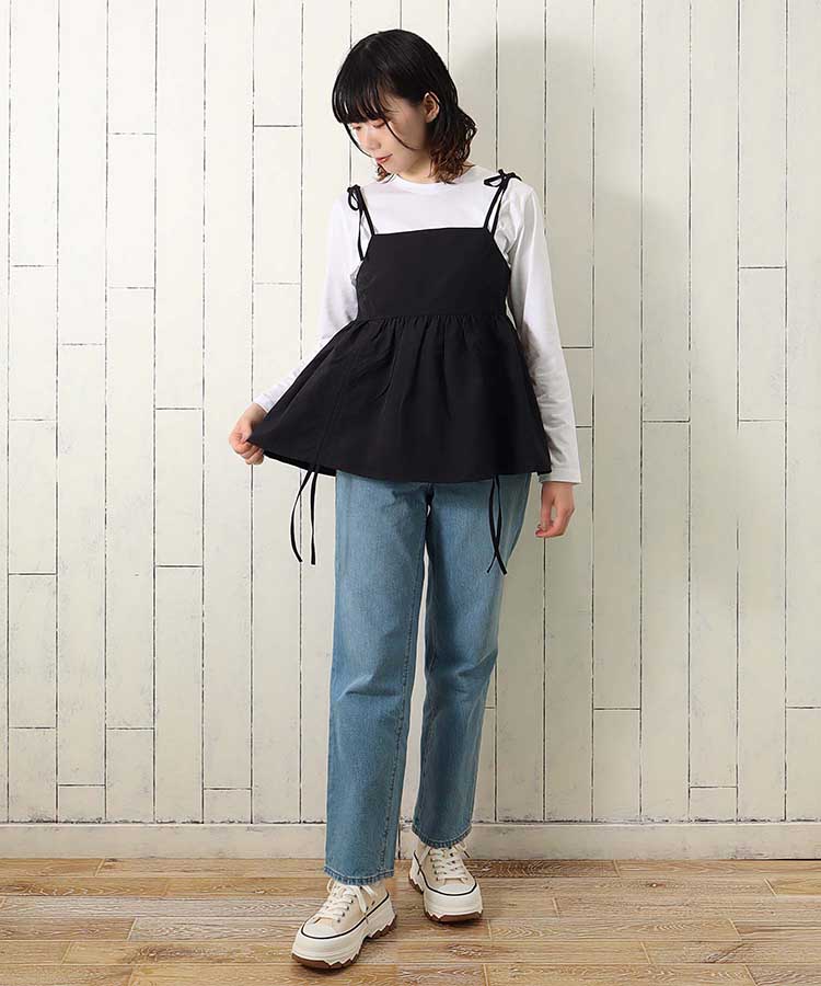 タフタドロストキャミ