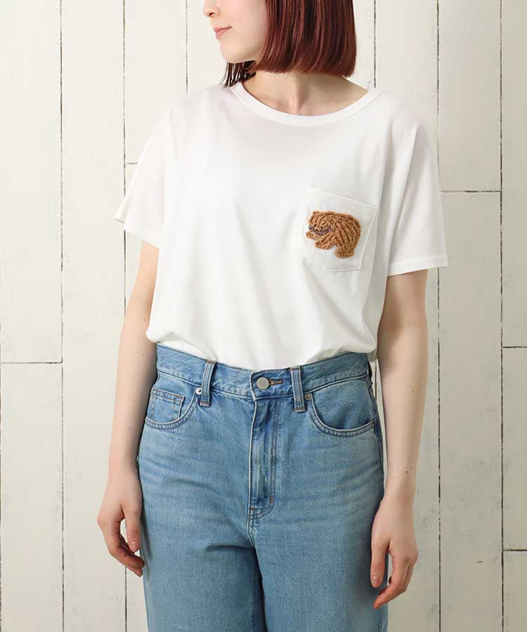 ≪SALE≫木彫りのクマサガラTシャツ