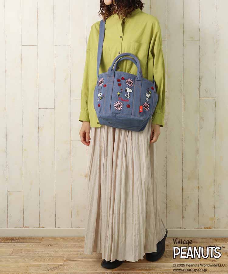 IPデリ刺繍Peanut2WAYトート