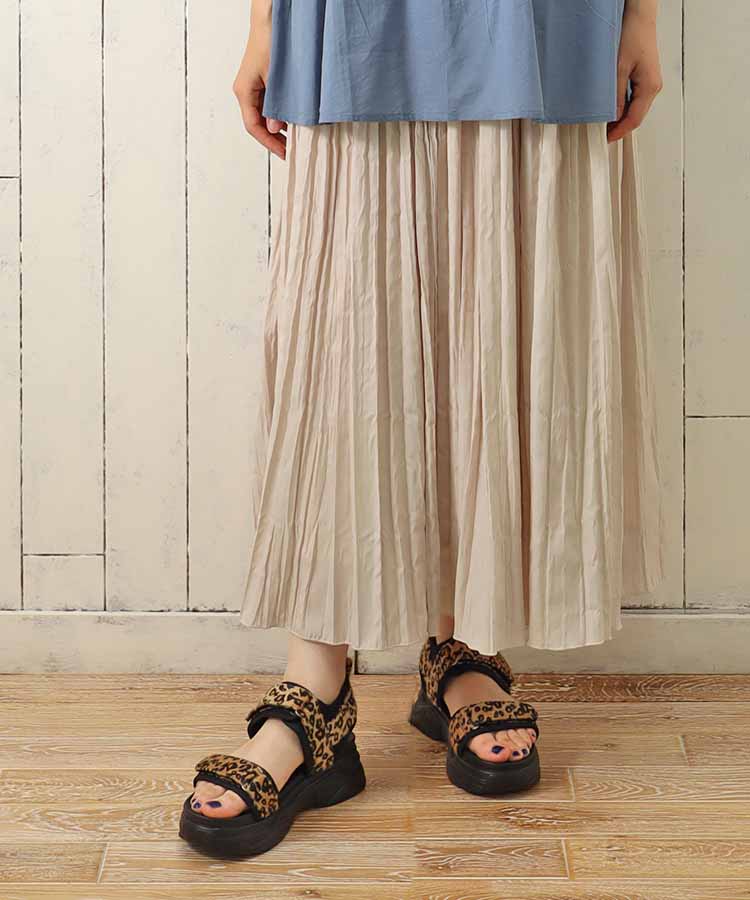 ≪SALE≫厚底2ベルトサンダル