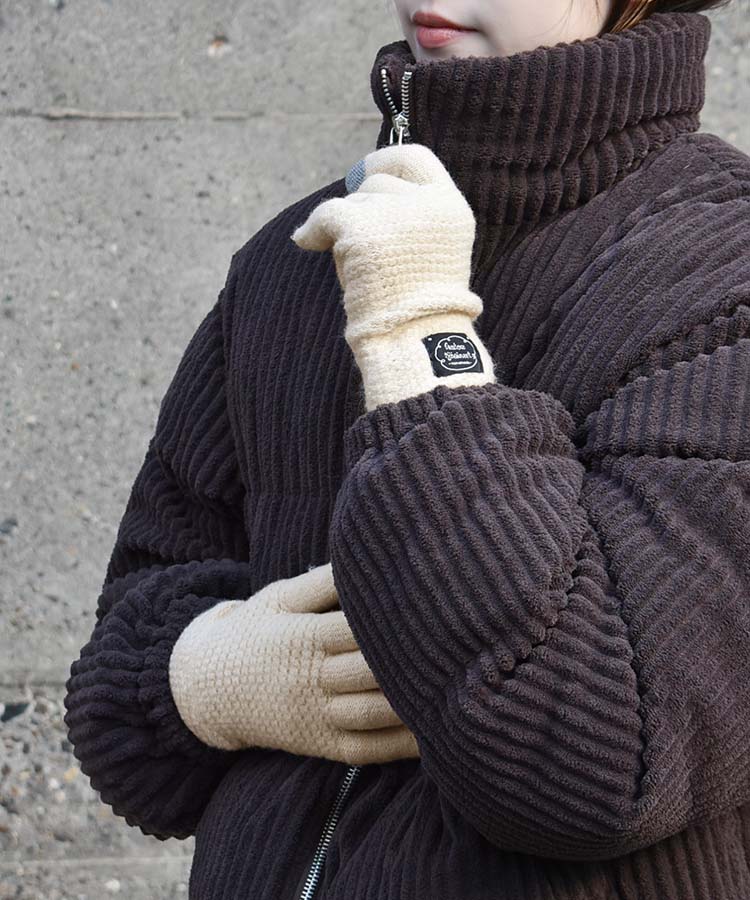 ≪SALE≫スマホタッチシンプルニットグローブ