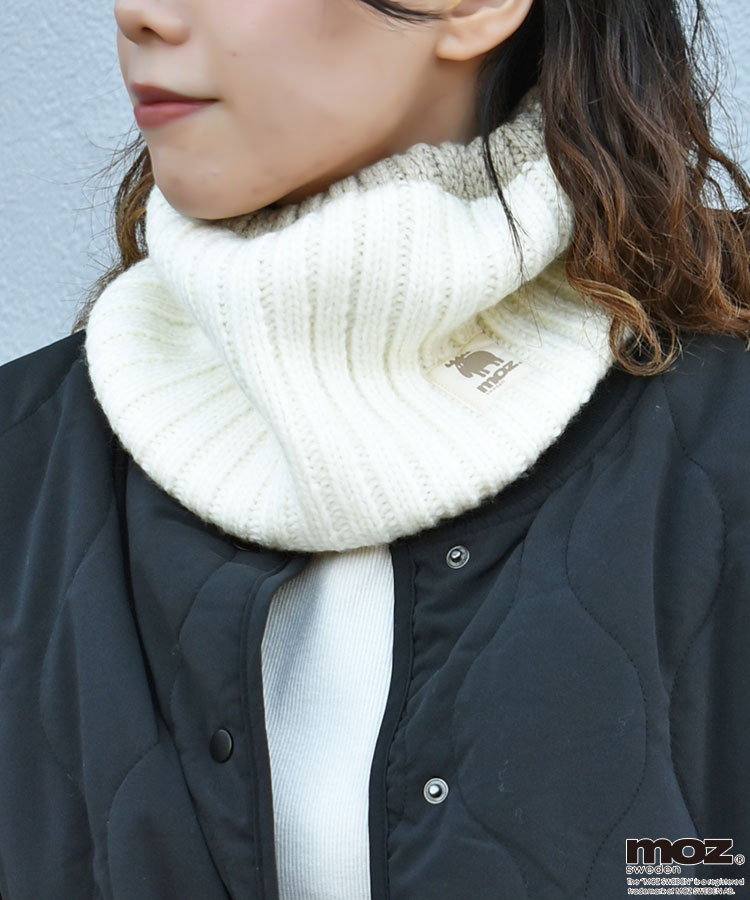 moz裏ボアニットネックウォーマー