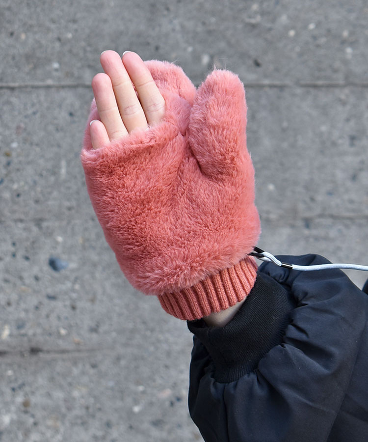 KANGOLストラップ付きミトングローブ