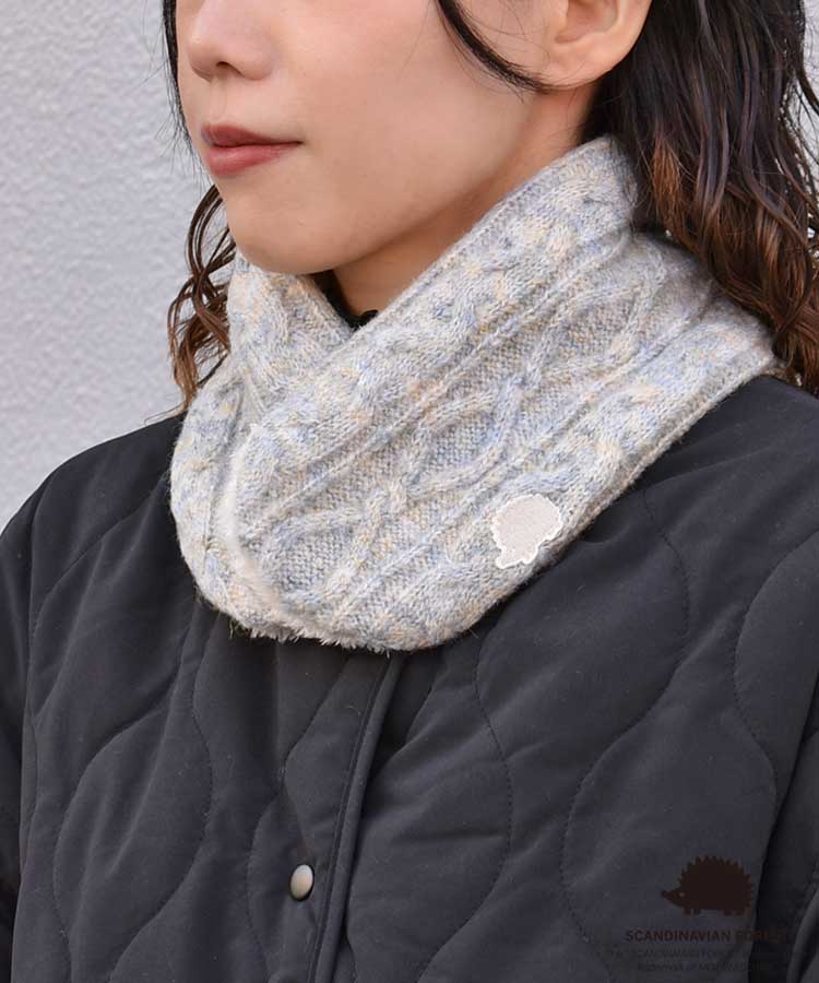 スカンジナビアンフォレスト 刺繍ネックウォーマー