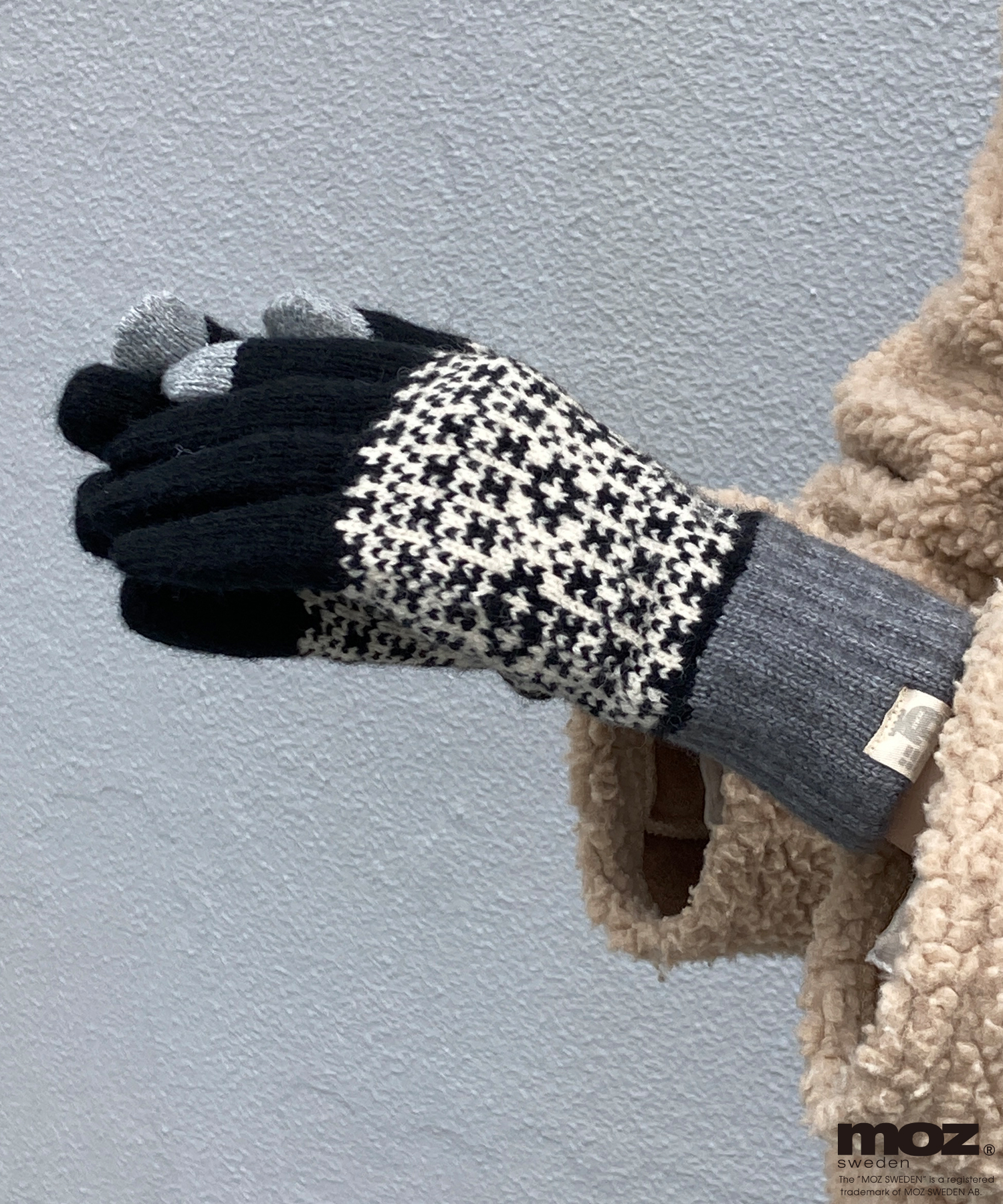 MOZスマホタッチ柄グローブ