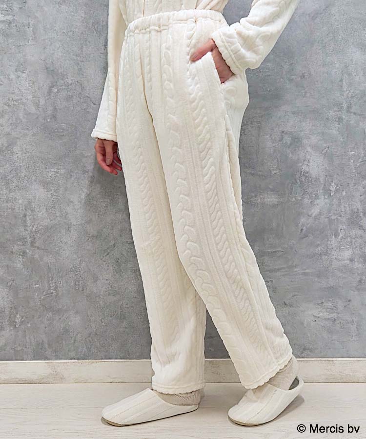 ミッフィーロープ柄前開きパジャマ上下セット