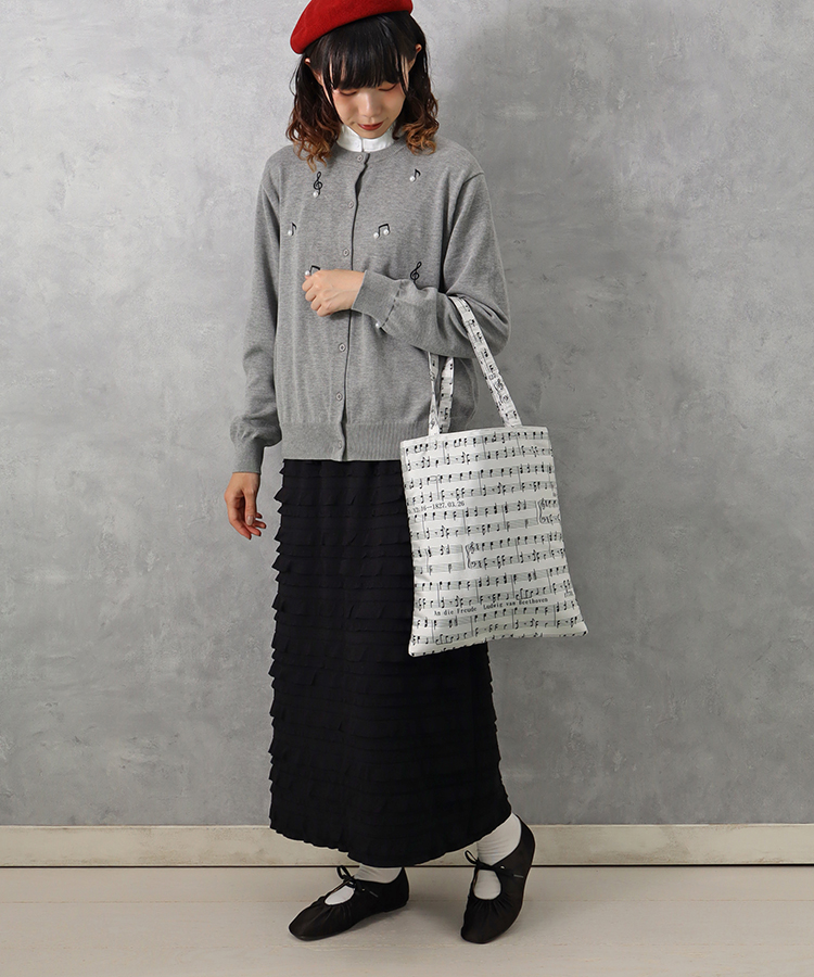 楽譜ジャガードトート