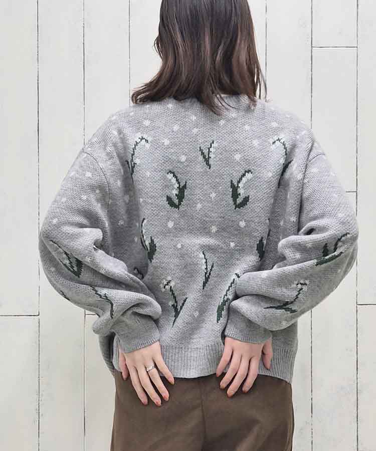 le petaleスズランニットカーディガン