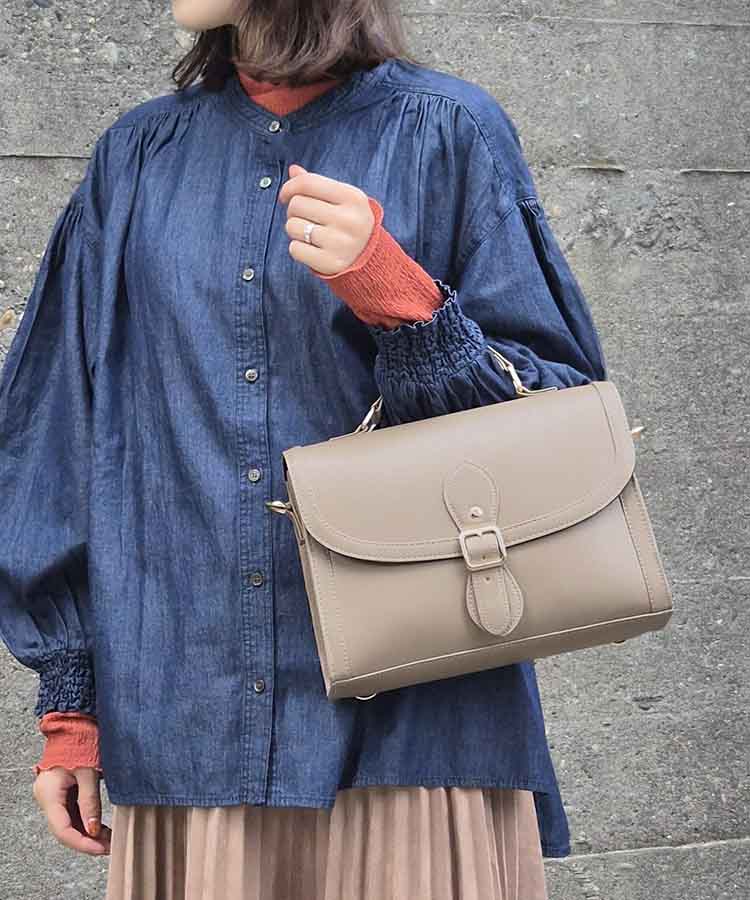 ラウンド3Wayサッチェルバッグ