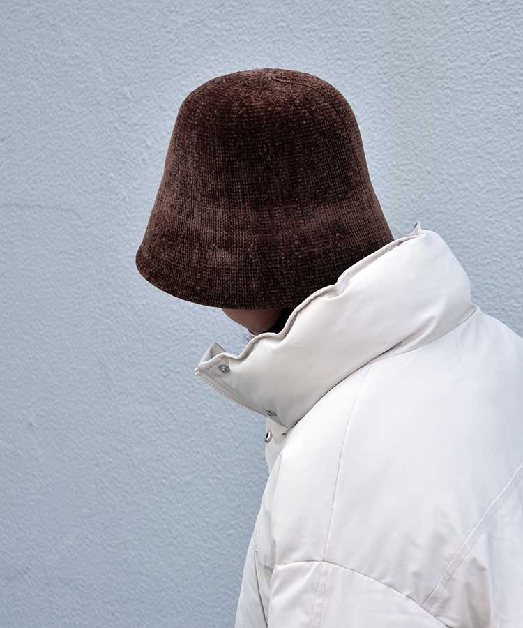 モールヤーンベルベットハット