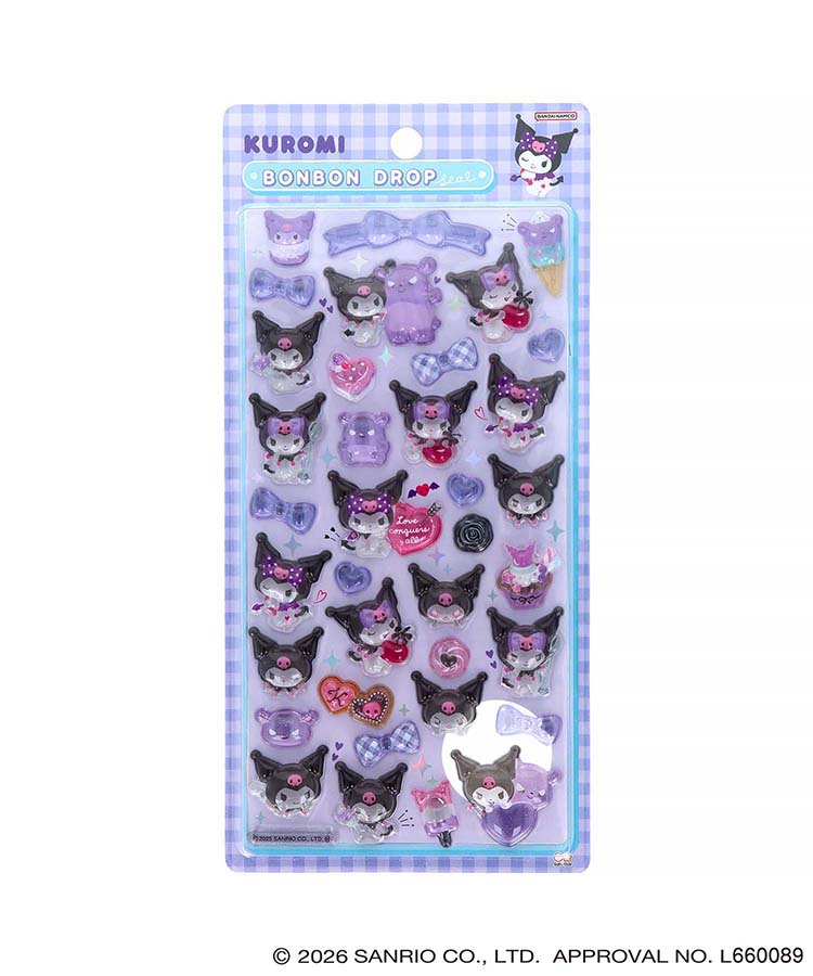 【WEB限定】サンリオキャラクターズ ボンボンドロップシール