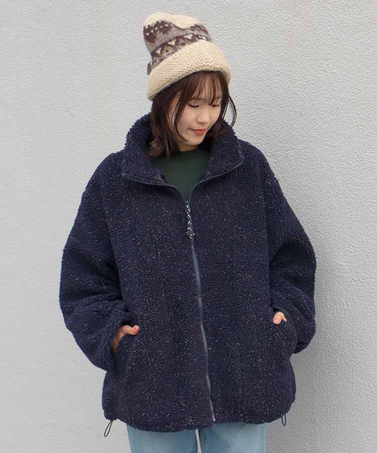 ネップボアビッグブルゾン