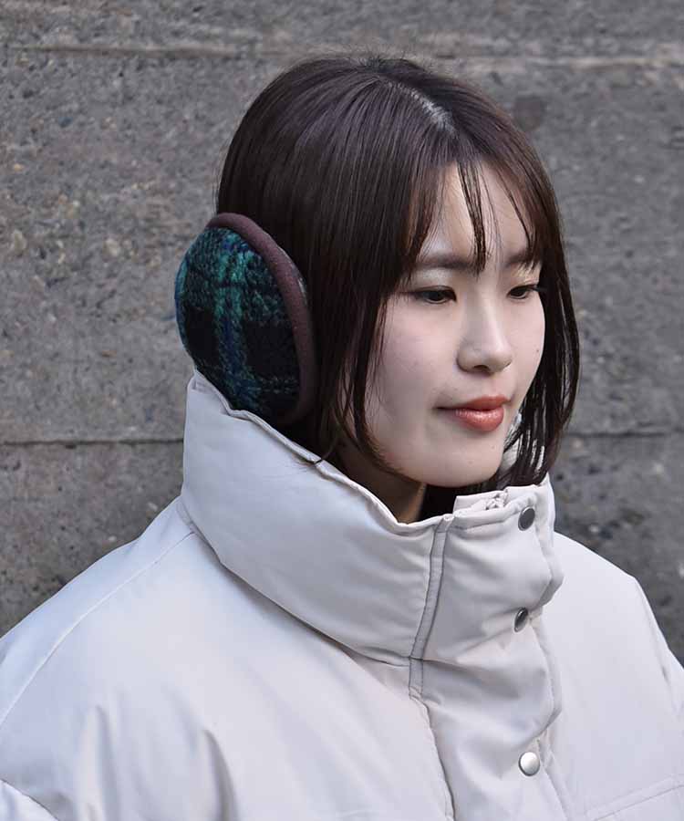 Bouncy.チェックイヤマフ