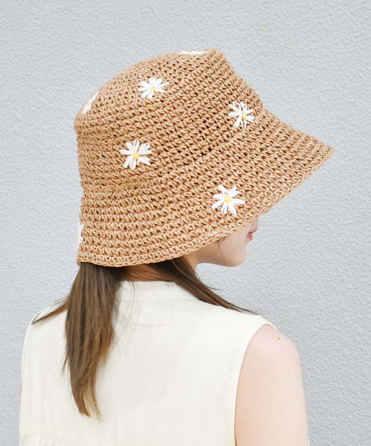 ≪SALE≫フラワーデザインペーパーハット