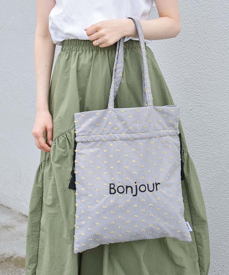 ナビー巾着トート