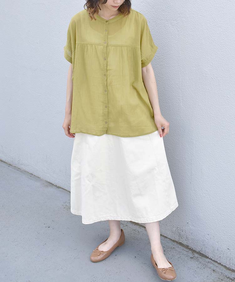 ギャザーブラウス