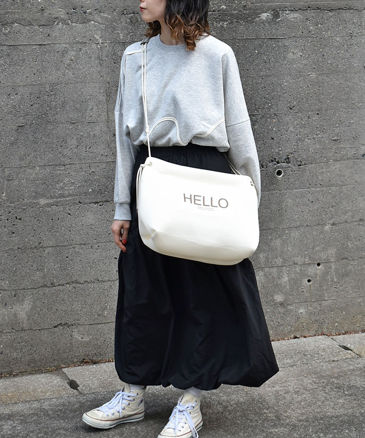 メッシュロゴショルダー