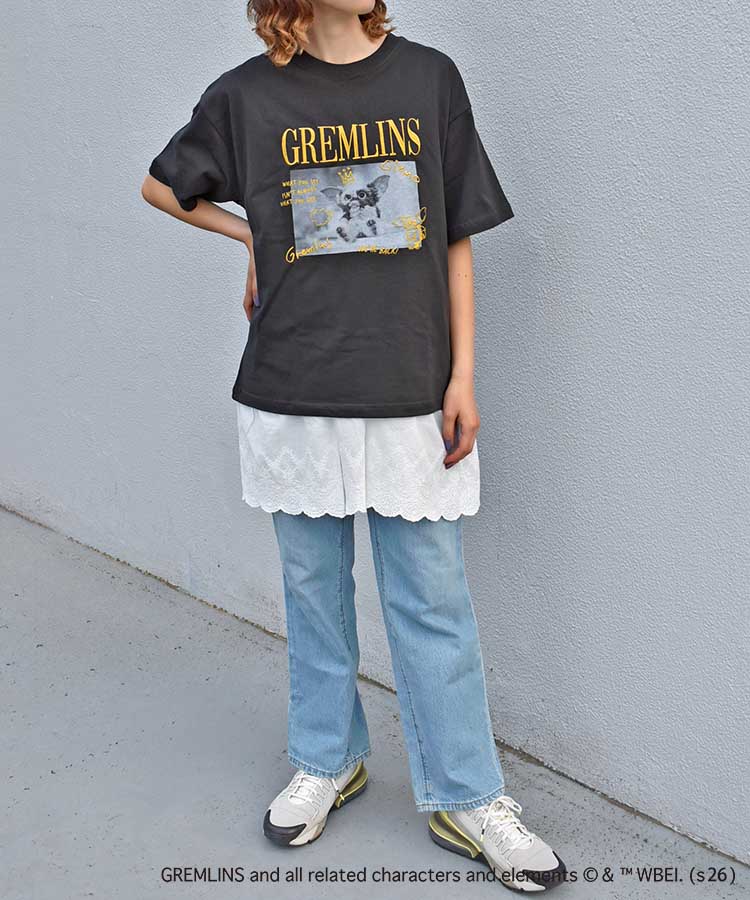 グレムリンフォト刺繍プリントTシャツ