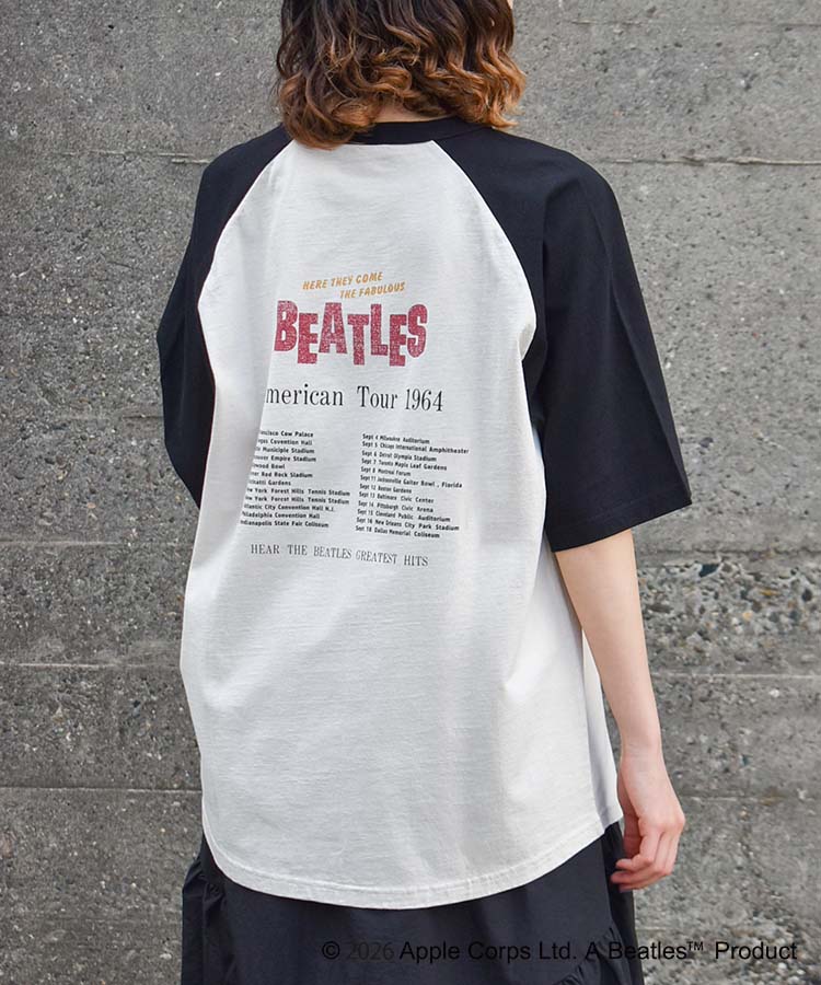 THE BEATLESツアーラグランTシャツ