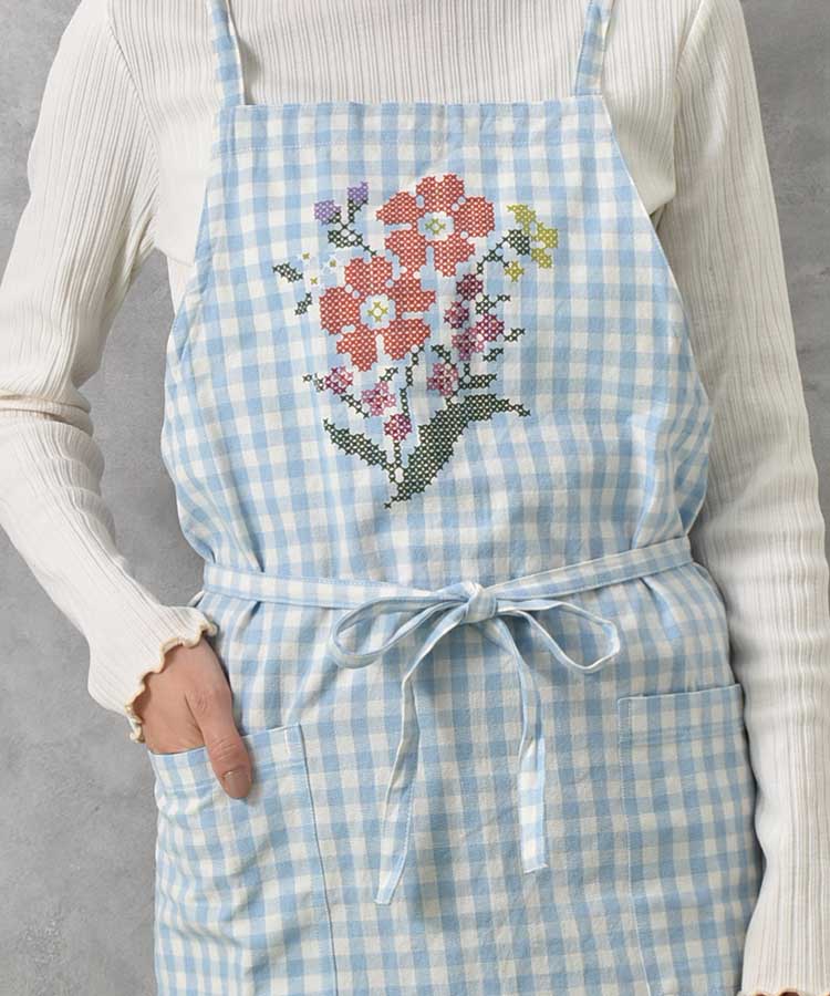 クロスブルームショートエプロン