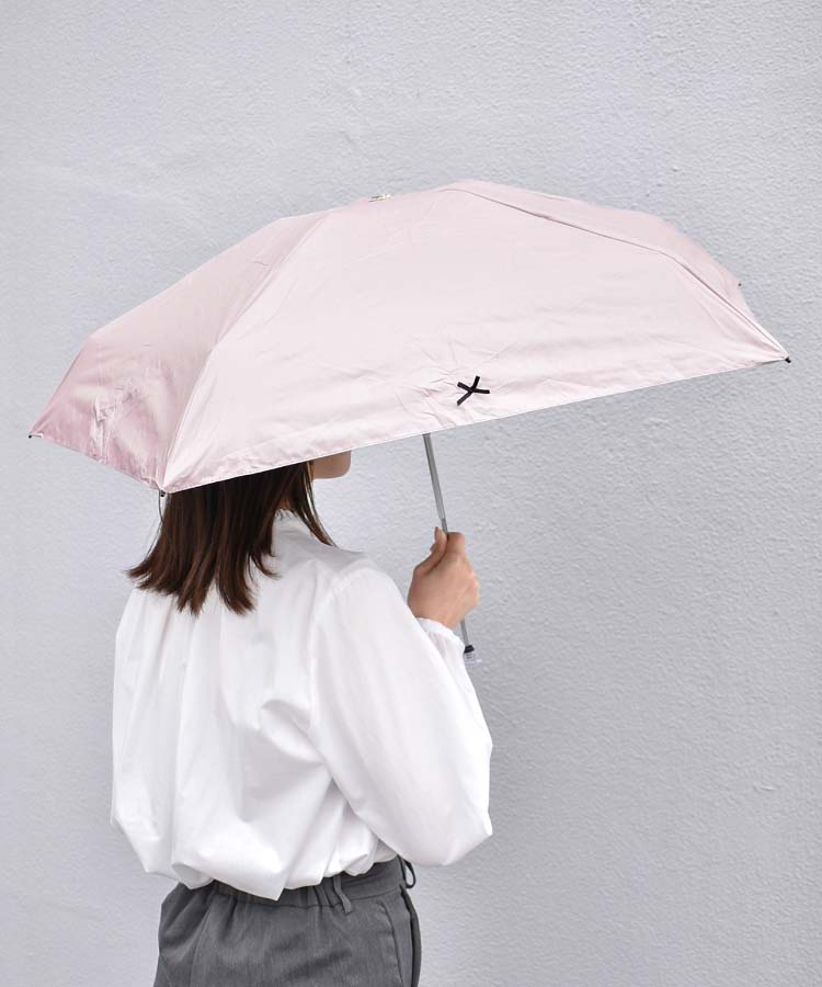 リボン晴雨兼用折りたたみ傘