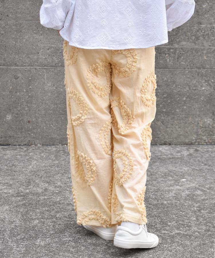 サークル柄パンツ
