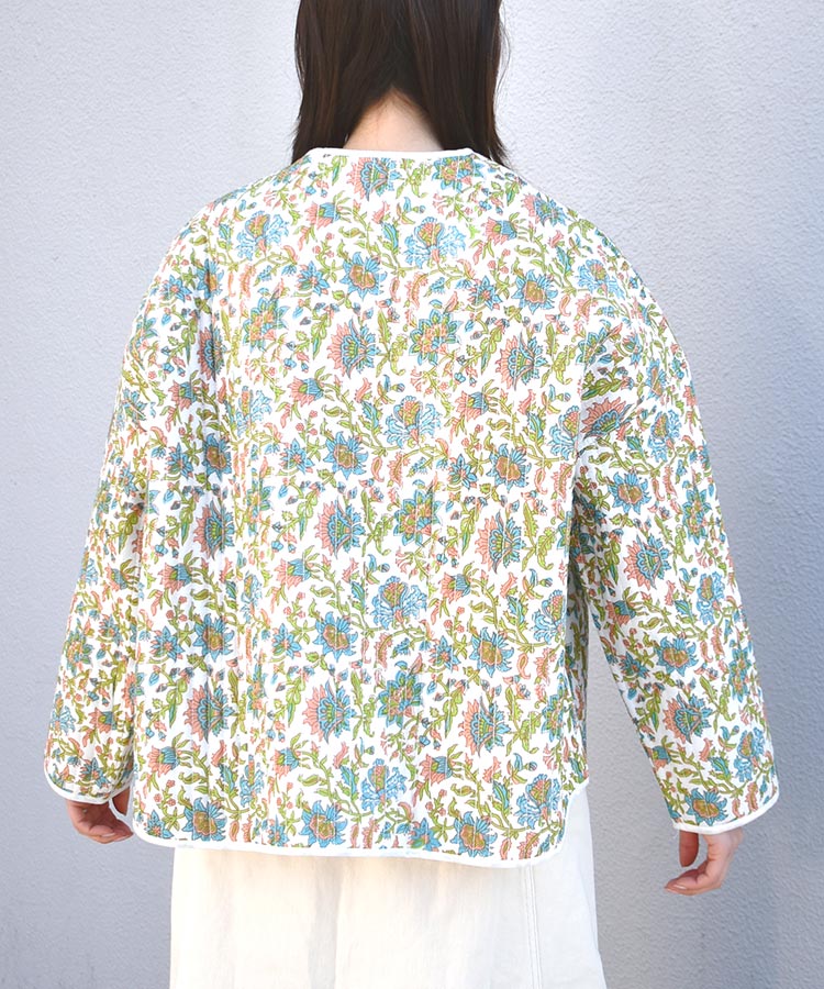 フラワーキルトジャケット