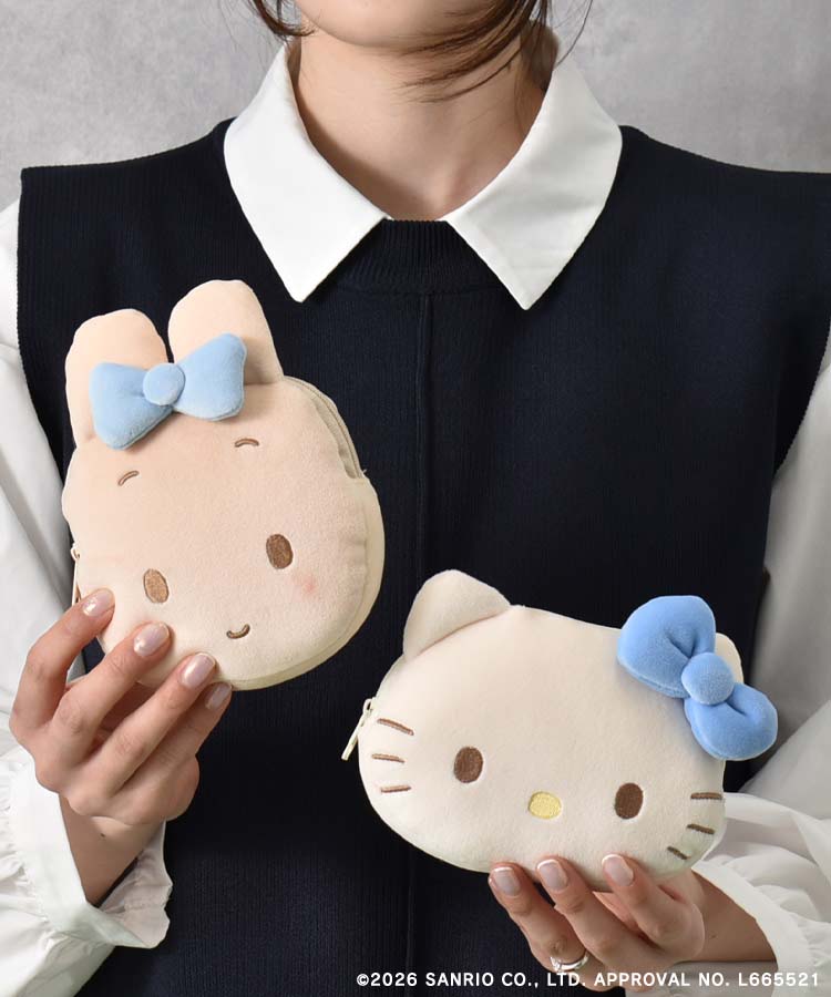 【WEB予約 3/12～順次発送】Bleu Bleuet×サンリオキャラクターズもちもちポーチ