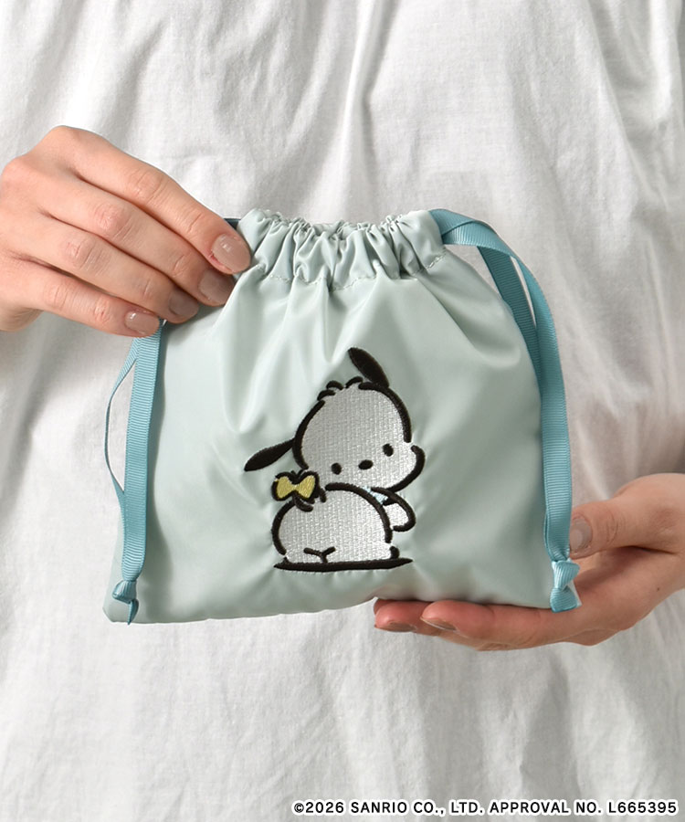 【WEB予約 3/4～順次発送】SANRIO CHARACTERS BASIC刺繍巾着