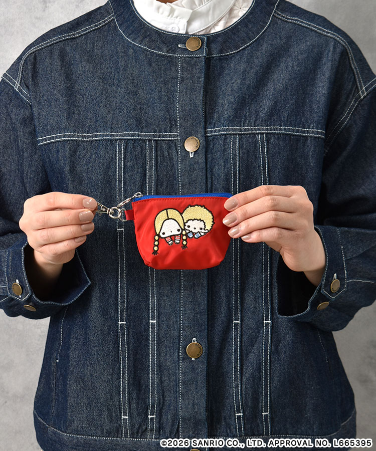 【WEB予約 3/4～順次発送】SANRIO CHARACTERS BASICマイクロ台形ポーチ