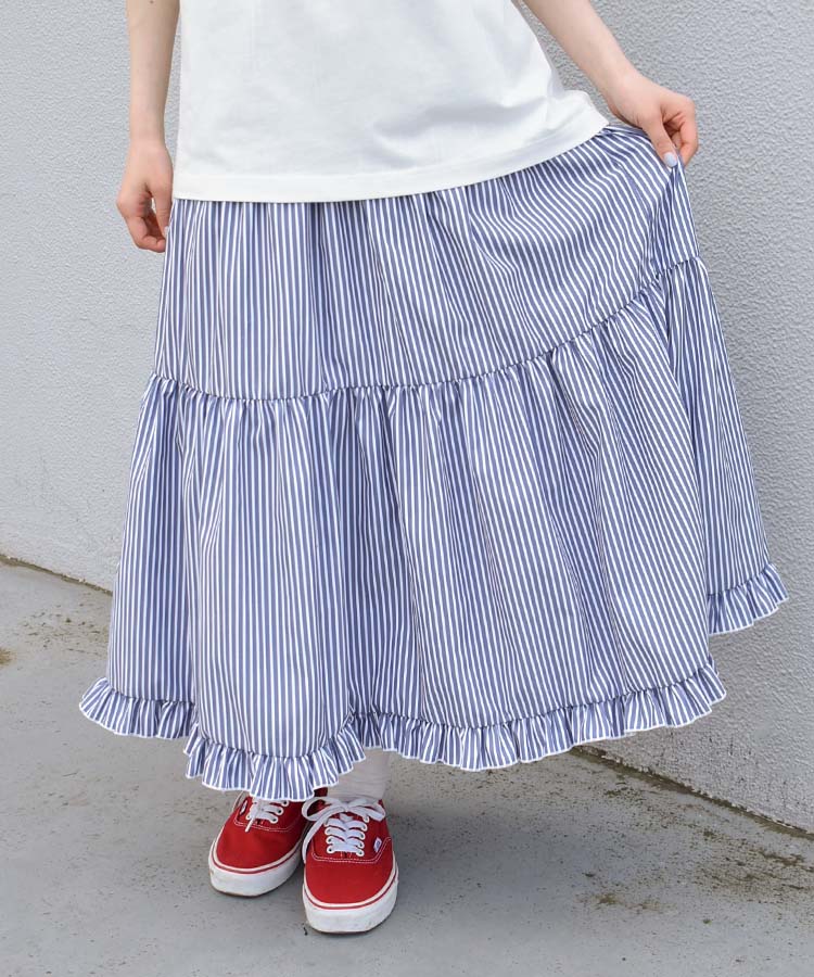 フリルティアードスカート