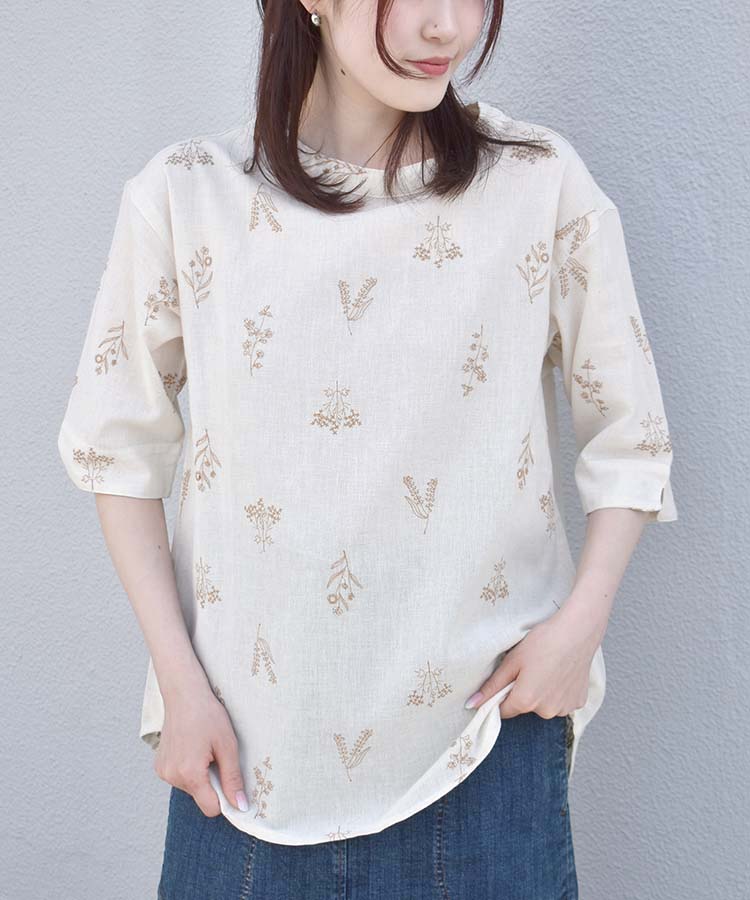 ≪SALE≫フラワー刺繍ブラウス