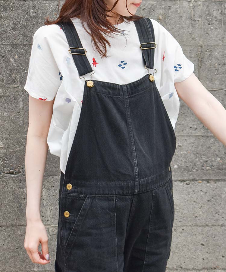海の生き物総刺繍Tシャツ