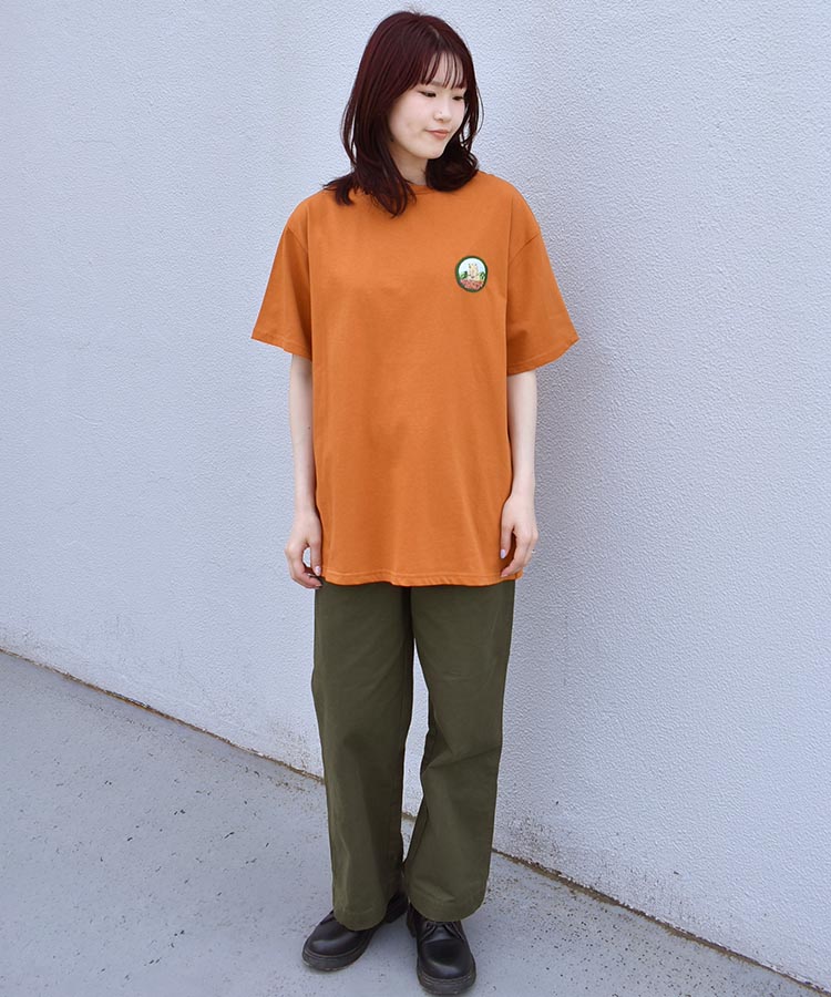 アニマルワッペン刺繍Tシャツ