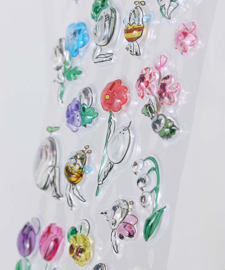 【WEB予約 4/25～順次発送】たまごあしのぷっくりシール2