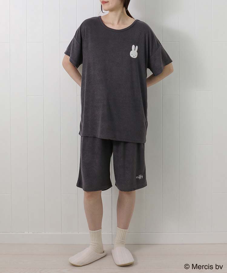 ミッフィー 半袖パイルルームウェア上下セット