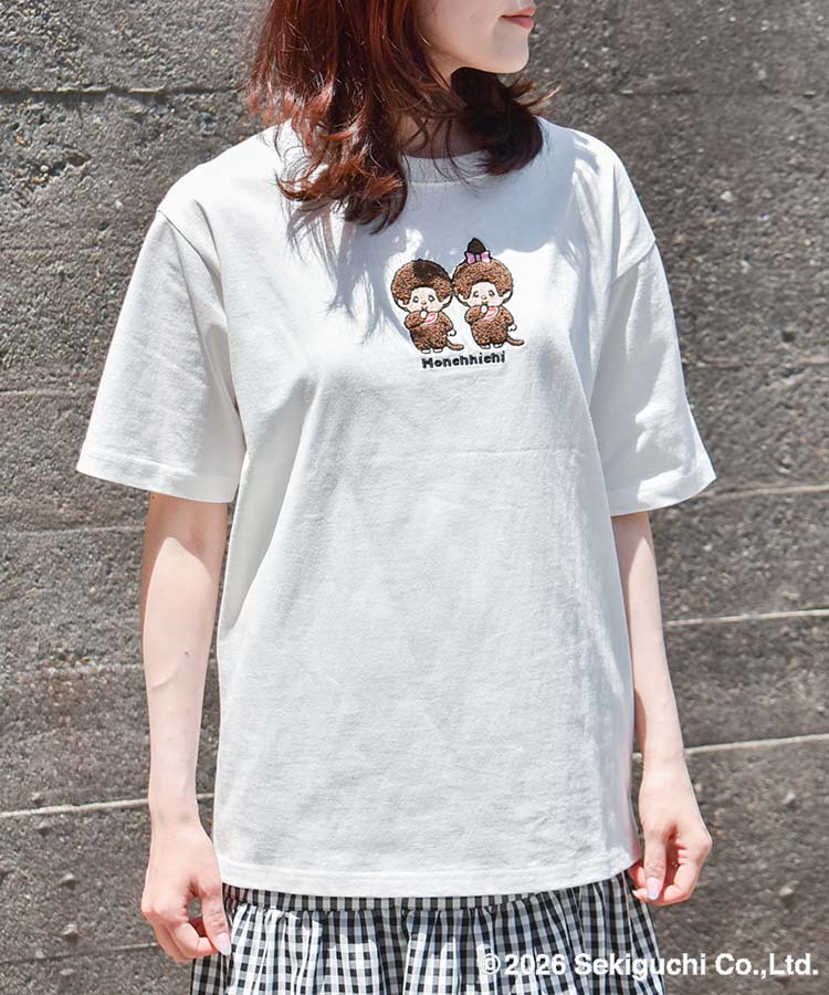 モンチッチ刺繍Tシャツ