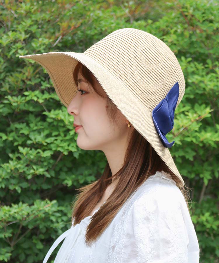 ≪SALE≫コンパクトウォッシャブルリボンハット