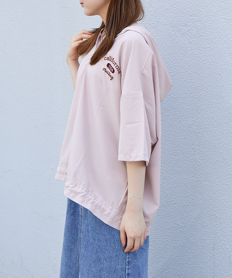 ≪SALE≫メッシュフードシャツ