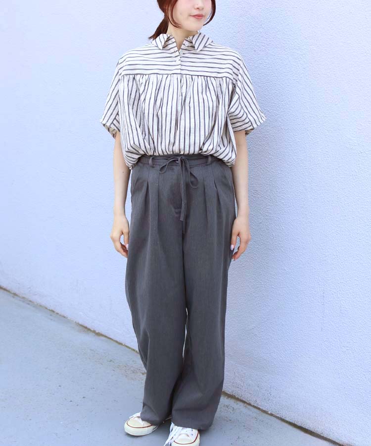 ≪SALE≫マルチストライプブラウス
