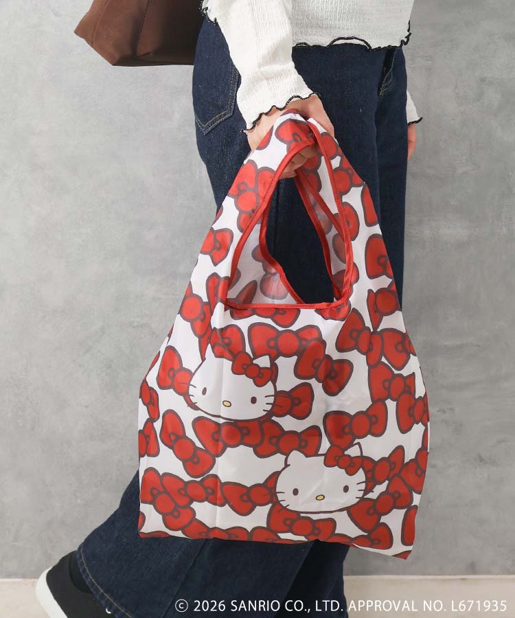 【WEB限定】HELLO KITTY RIBBON ショッピングバッグ