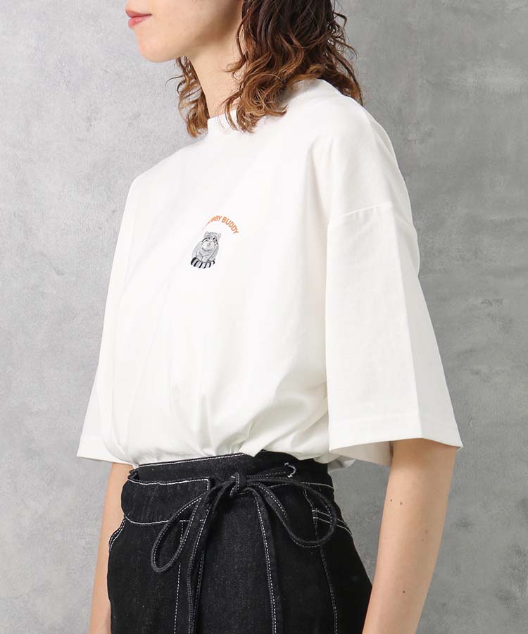 ≪SALE≫マヌルネコ刺繍Tシャツ