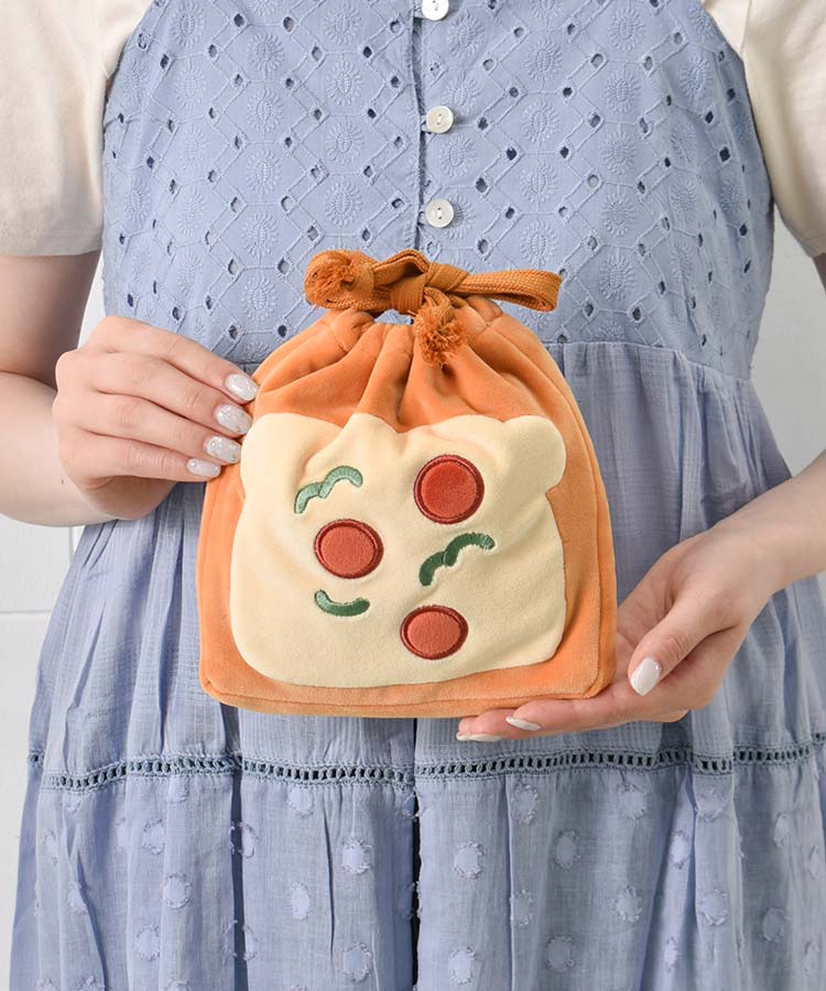もちもち喫茶ぬいぐるみダイカット巾着