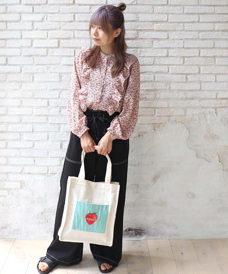 ≪SALE≫転写刺繍フルーツトート