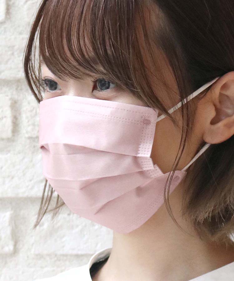 ≪SALE≫接触冷感ひんやり不織布カラーマスク